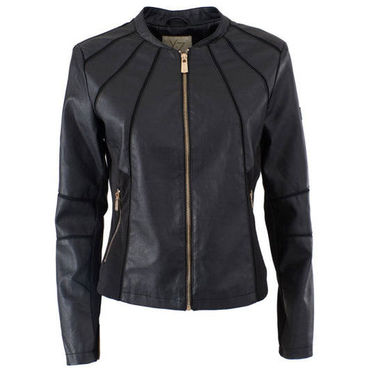 Yes Zee Black Polyethylene Jackets &amp; Coat