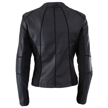 Yes Zee Black Polyethylene Jackets &amp; Coat