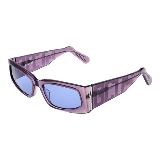 Lunettes de soleil unisexes violettes GCDS