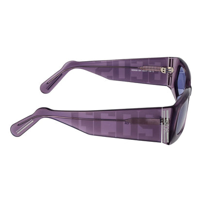 Lunettes de soleil unisexes violettes GCDS