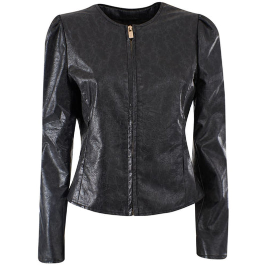Yes Zee Black Polyethylene Jackets &amp; Coat