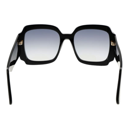 Lunettes de soleil unisexes noires GCDS