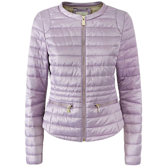 Yes Zee Purple Polyester Jackets &amp; Coat