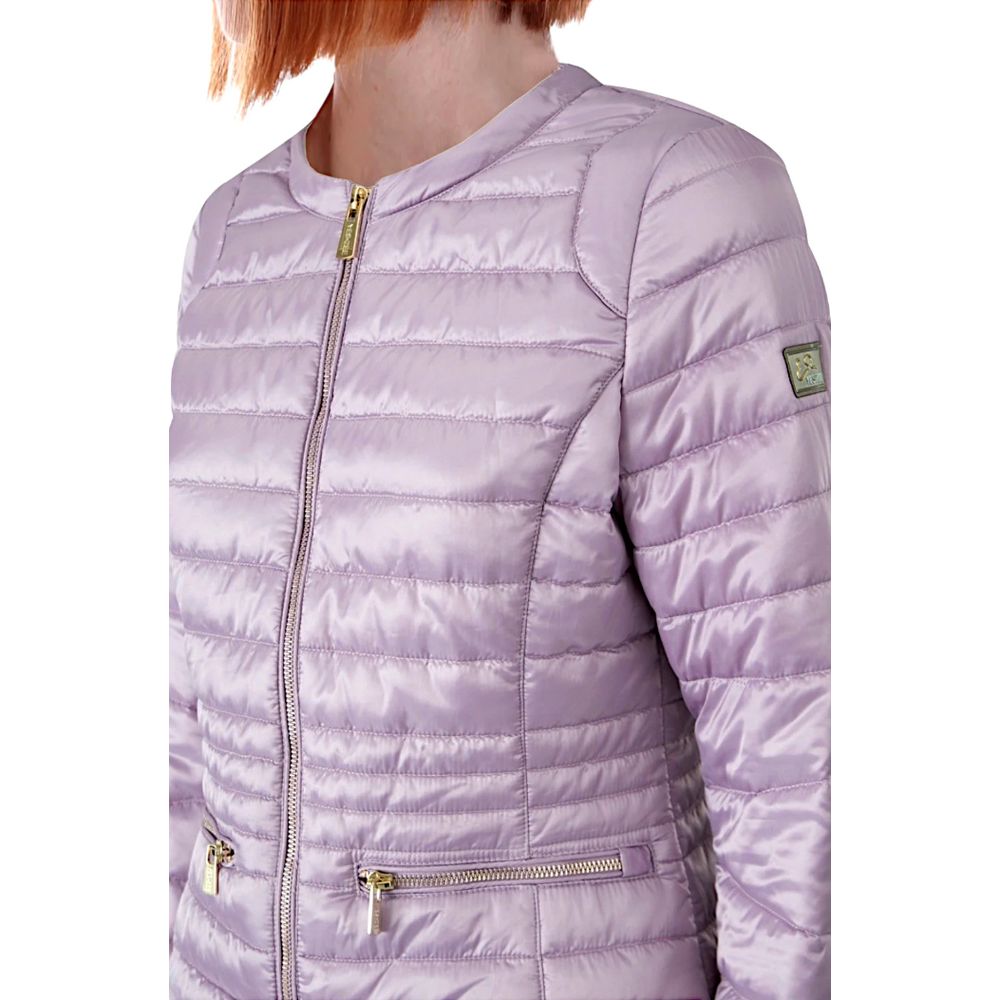 Yes Zee Purple Polyester Jackets &amp; Coat