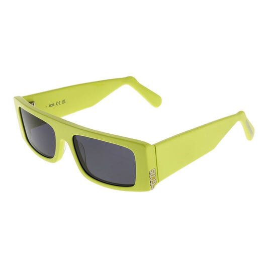 Lunettes de soleil unisexes vertes GCDS