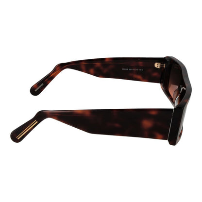 Lunettes de soleil unisexes marron GCDS