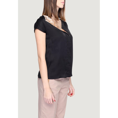 Alviero Martini Prima Classe Black Viscose Blouse