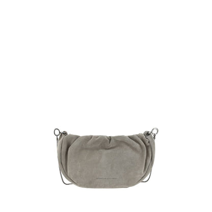 Brunello Cucinelli Sac à bandoulière en daim