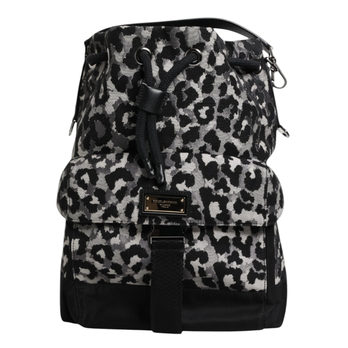 Dolce &amp; Gabbana Sac à bandoulière Hobo en jacquard léopard multicolore