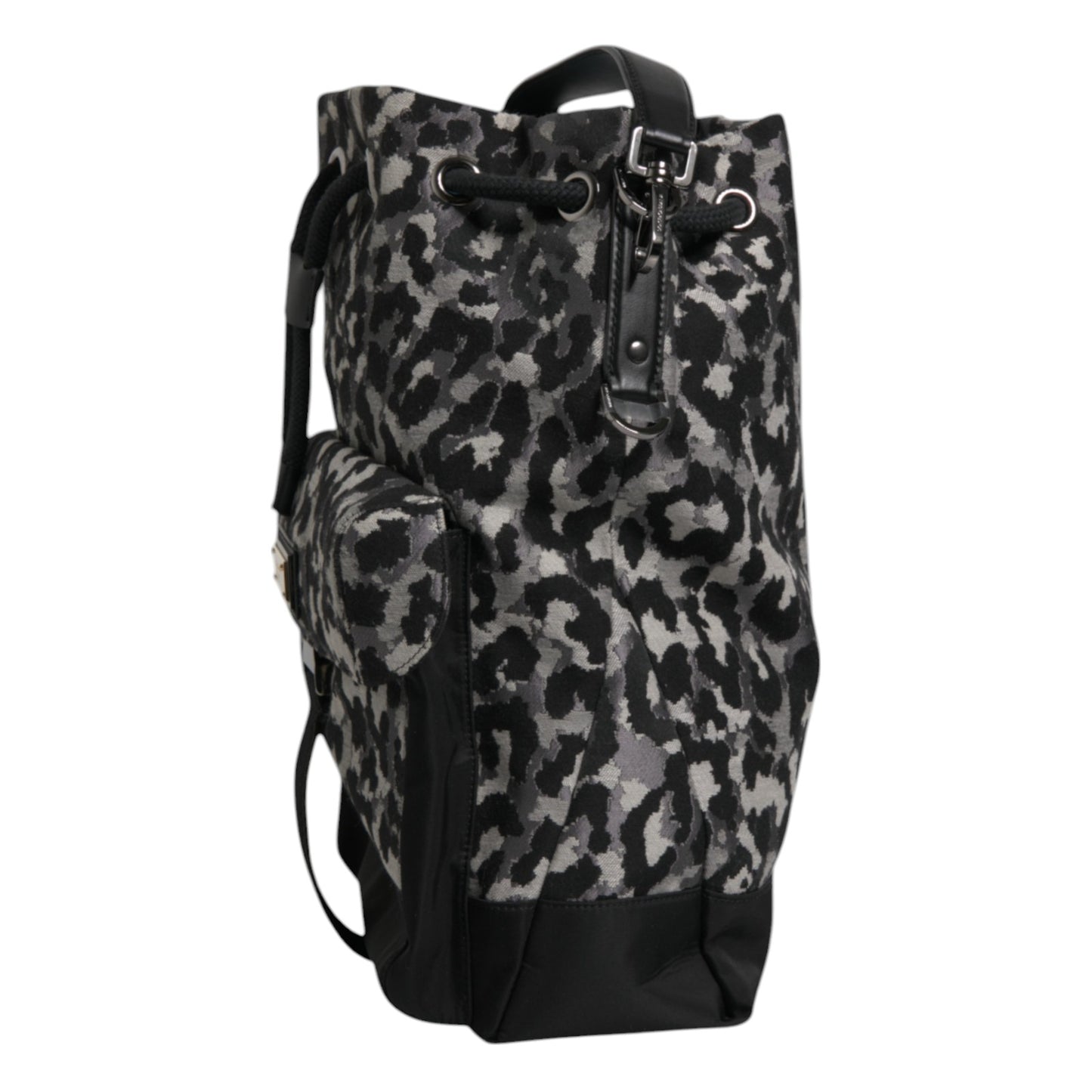 Dolce &amp; Gabbana Sac à bandoulière Hobo en jacquard léopard multicolore