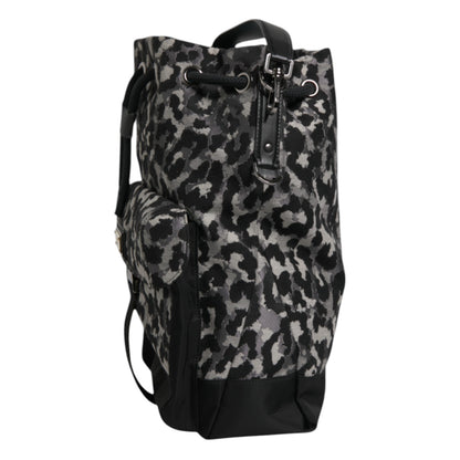 Dolce &amp; Gabbana Sac à bandoulière Hobo en jacquard léopard multicolore