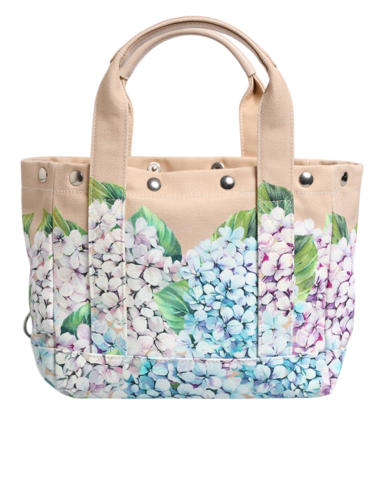 Sac fourre-tout à poignée supérieure TANIA en toile à fleurs multicolores Dolce &amp; Gabbana