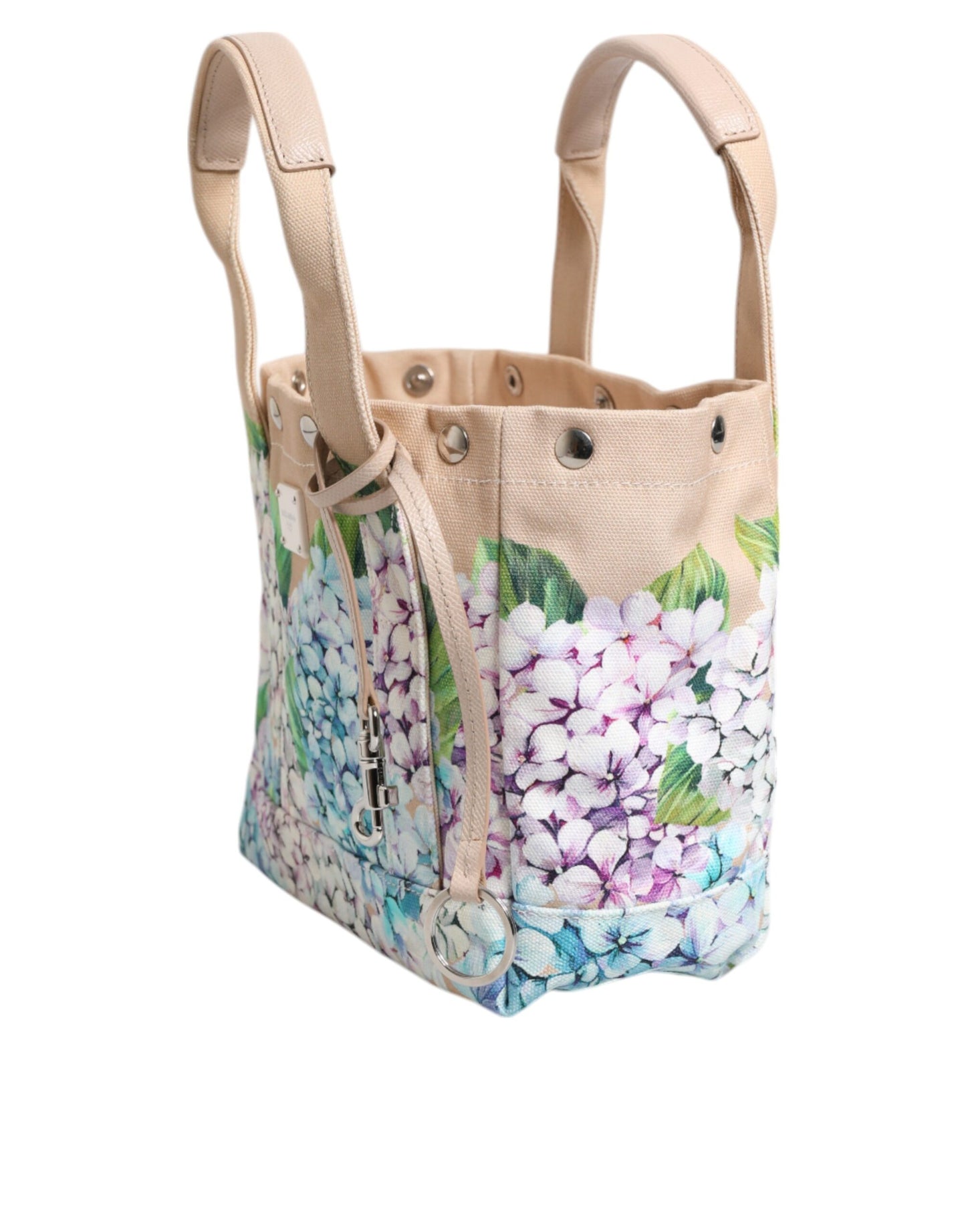 Sac fourre-tout à poignée supérieure TANIA en toile à fleurs multicolores Dolce &amp; Gabbana