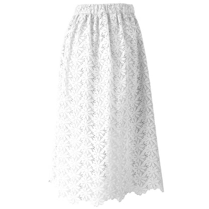 Jupe en coton blanc Yes Zee