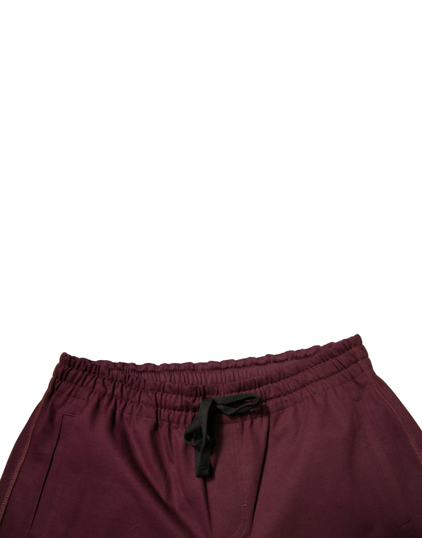 Bermuda taille moyenne en coton bordeaux Dolce &amp; Gabbana