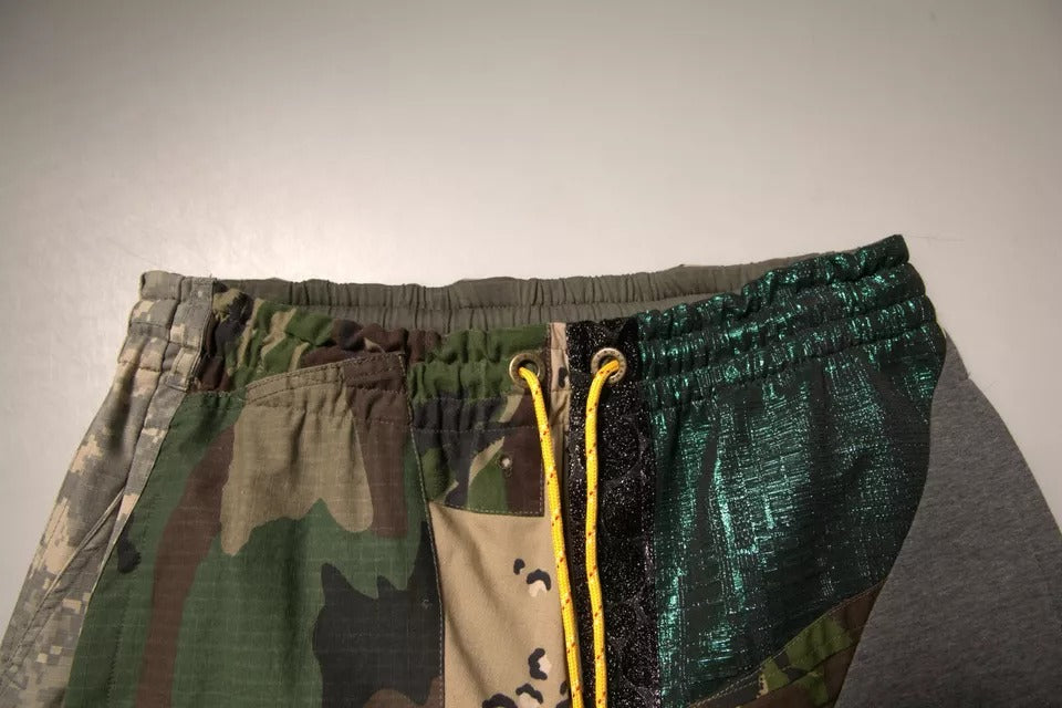 Dolce & Gabbana Multicolor Patchwork Cotton Jogger Sweatpants Pants by Dolce & Gabbana