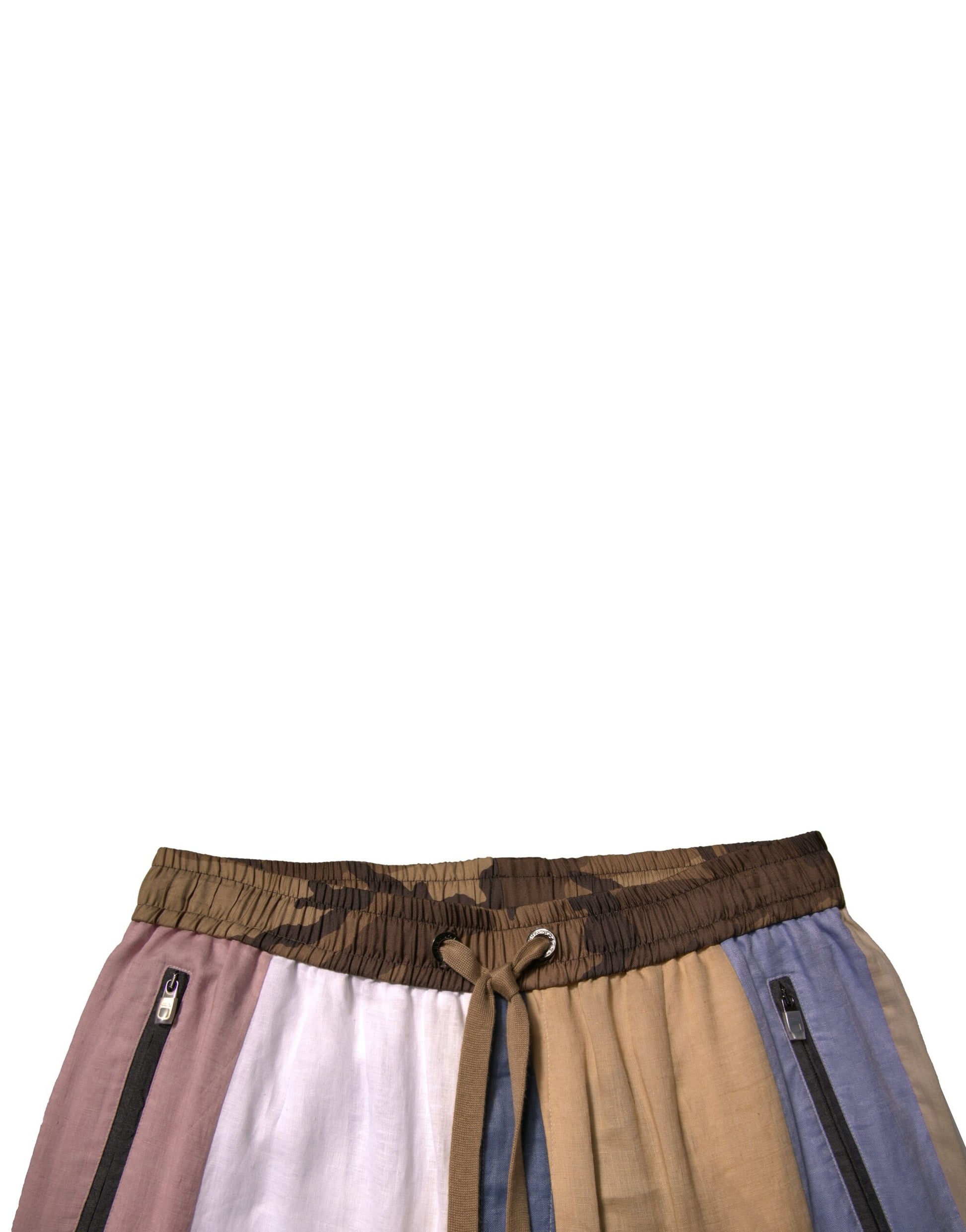 Dolce & Gabbana Multicolor Patchwork Jogger Sweatpants Pants by Dolce & Gabbana