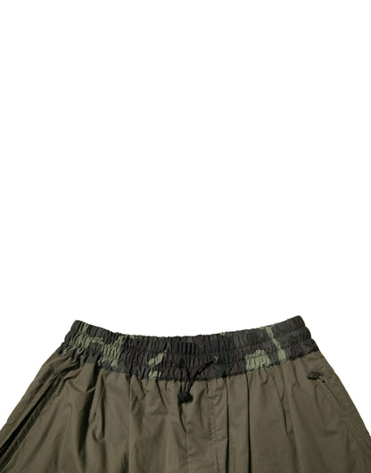 Dolce & Gabbana Multicolor Camouflage Jogger Cargo Pants by Dolce & Gabbana