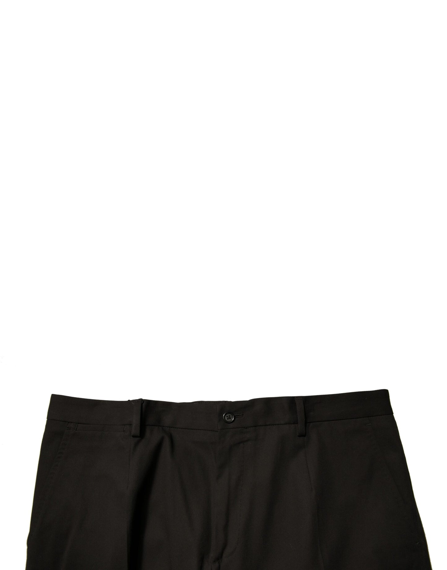 Dolce & Gabbana Black Cotton Men Cargo Casual Pants by Dolce & Gabbana