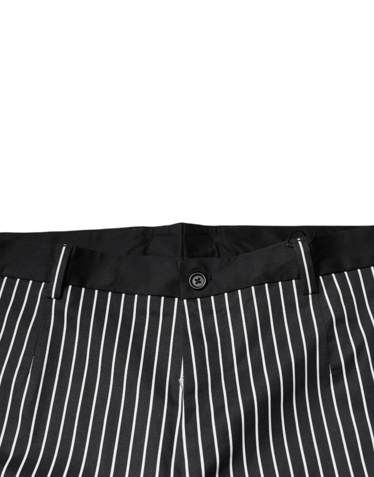 Dolce & Gabbana Black Stripes Skinny Dress Pants by Dolce & Gabbana