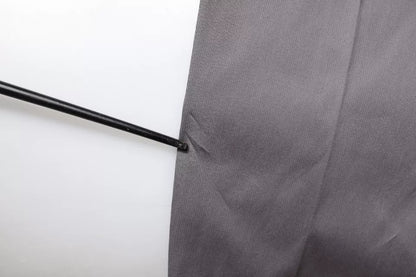 Dolce & Gabbana Dark Gray Mid Waist Dress Pants by Dolce & Gabbana