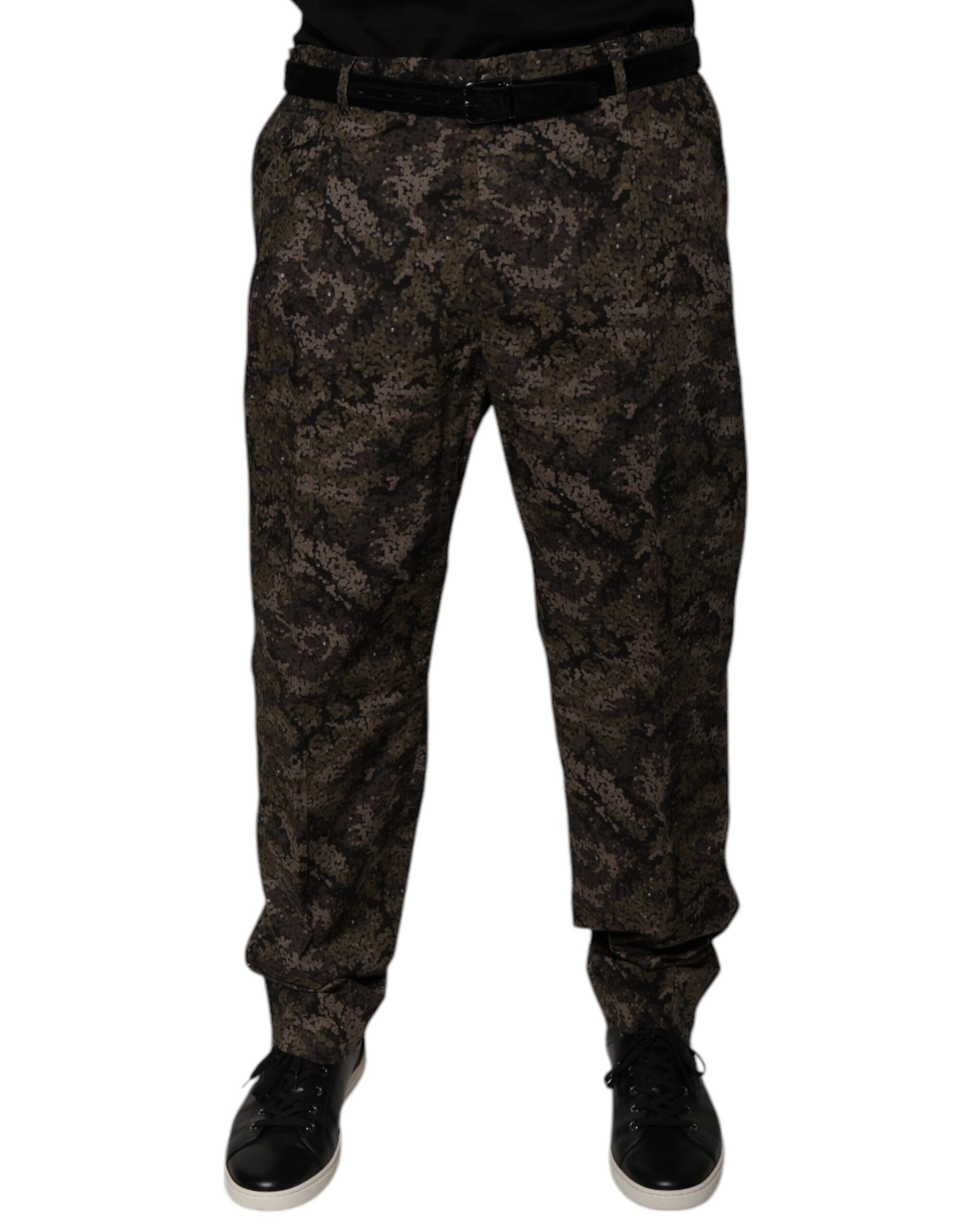 Dolce & Gabbana Multicolor Camouflage Men Dress Pants by Dolce & Gabbana