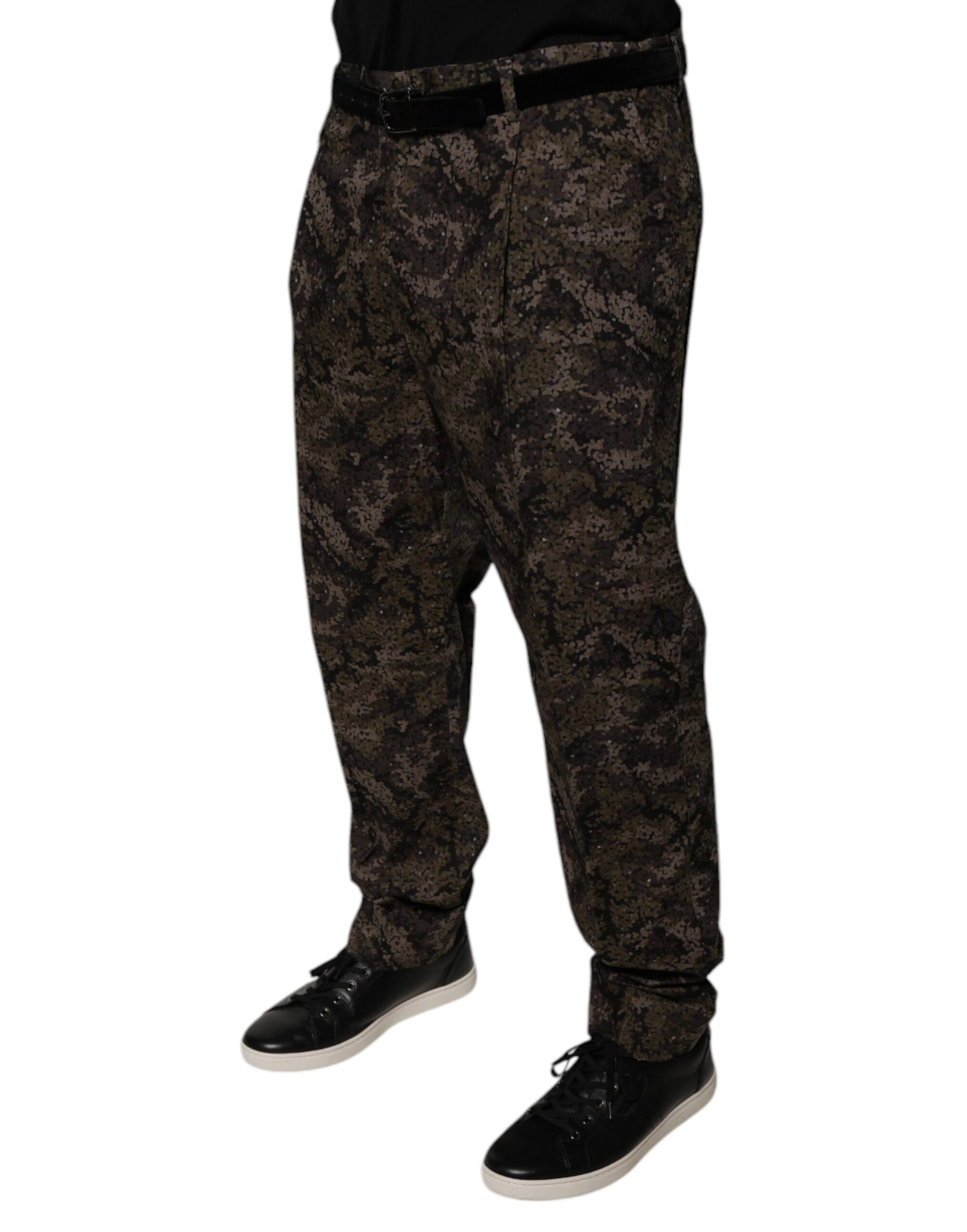 Dolce & Gabbana Multicolor Camouflage Men Dress Pants by Dolce & Gabbana