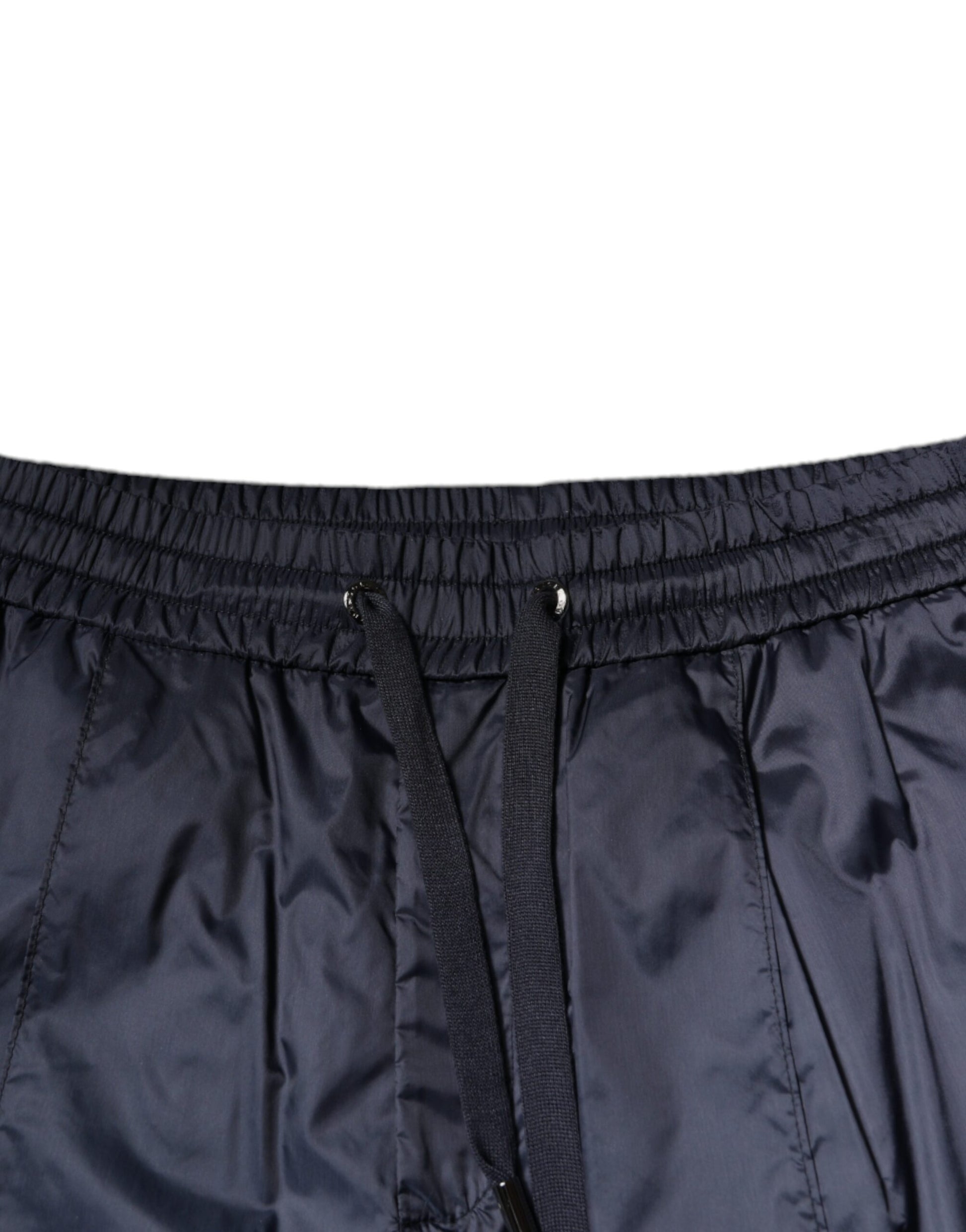 Dolce & Gabbana Dark Blue Cotton Skinny Sweatpants Pants by Dolce & Gabbana