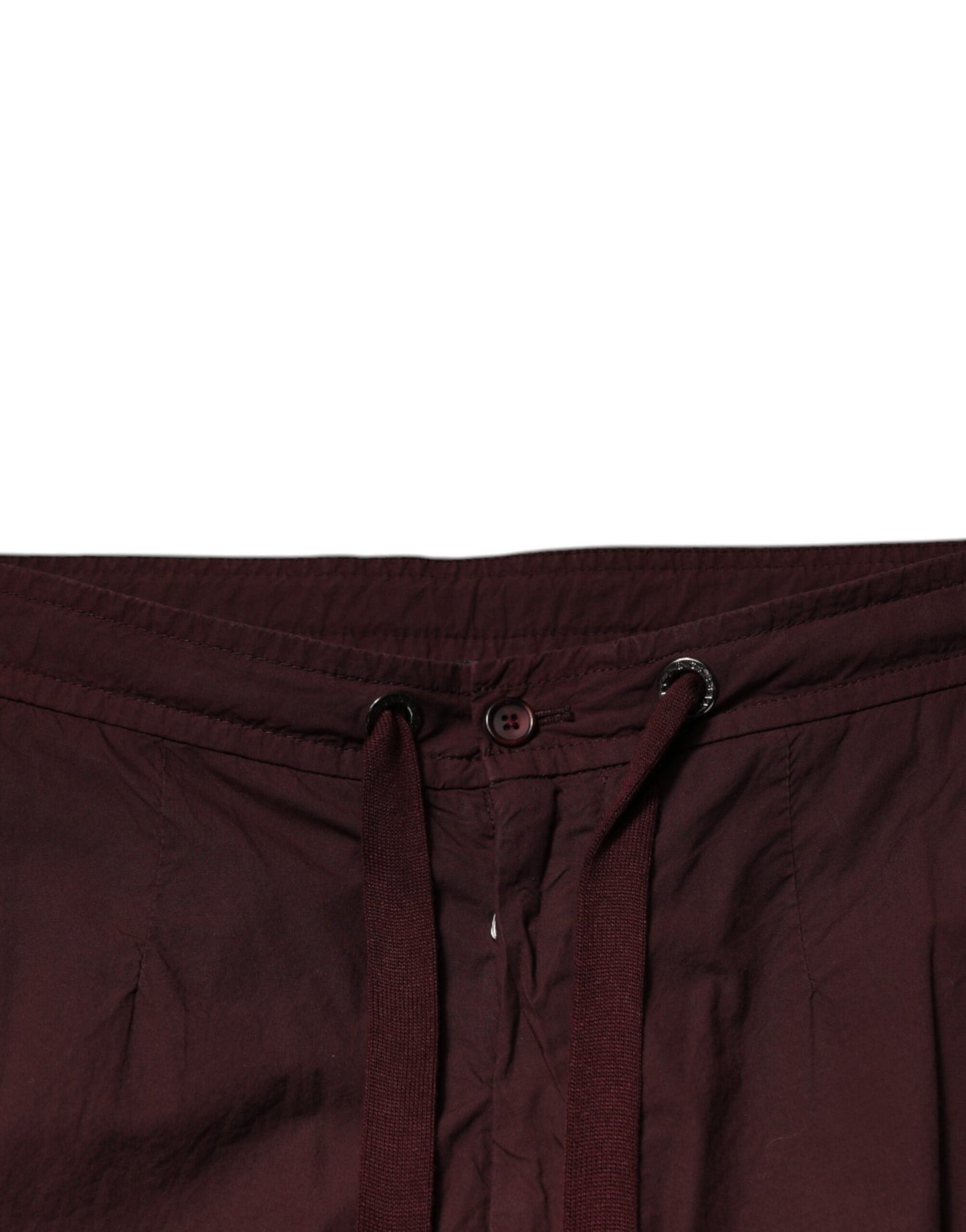 Dolce & Gabbana Bordeaux Cotton Cargo Jogger Sweatpants Pants by Dolce & Gabbana