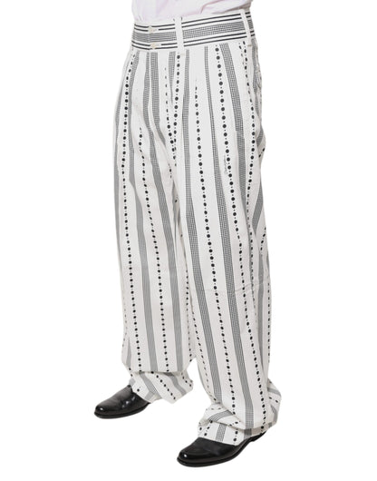 Dolce & Gabbana White Straight Formal Dress Pants by Dolce & Gabbana