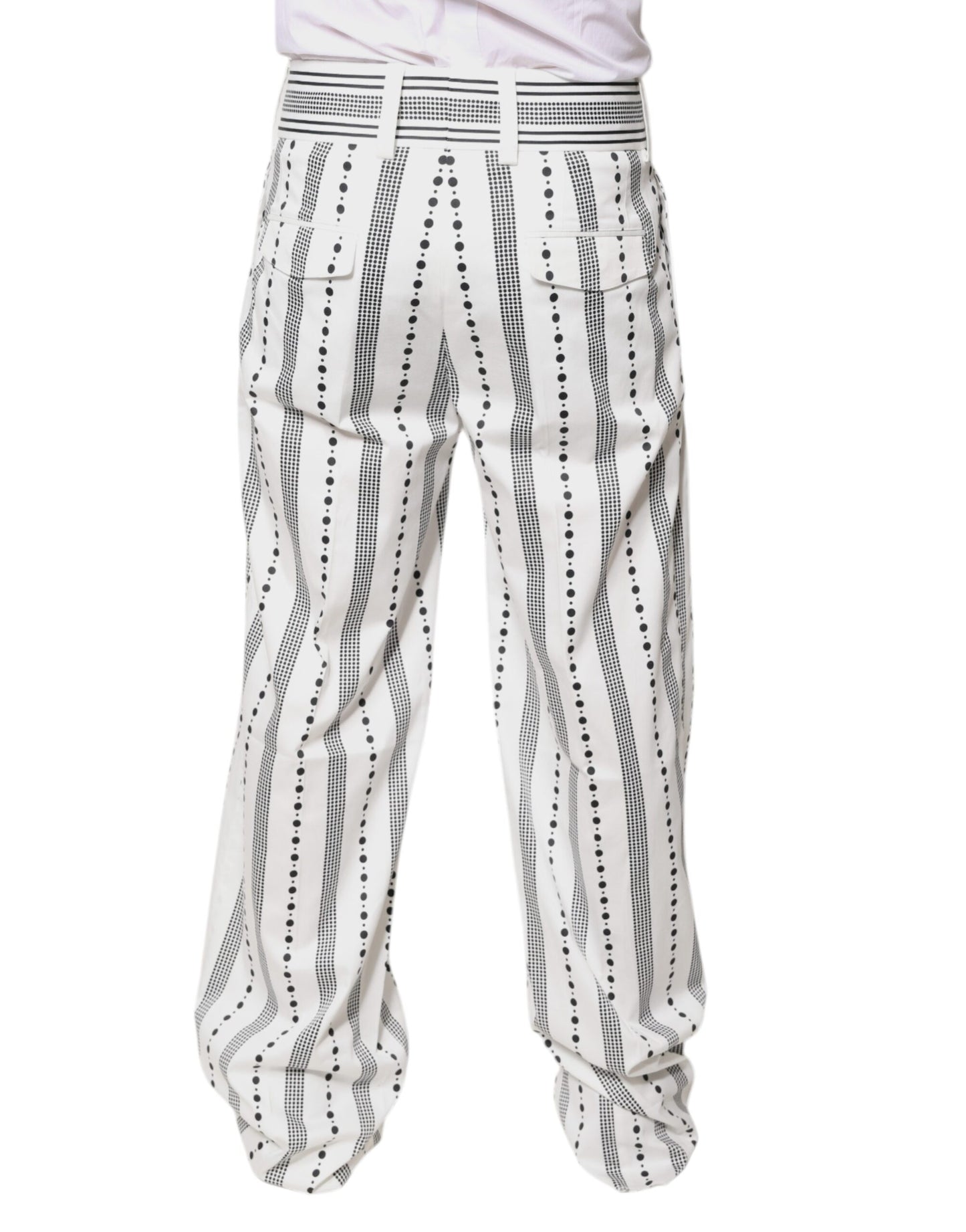 Dolce & Gabbana White Straight Formal Dress Pants by Dolce & Gabbana