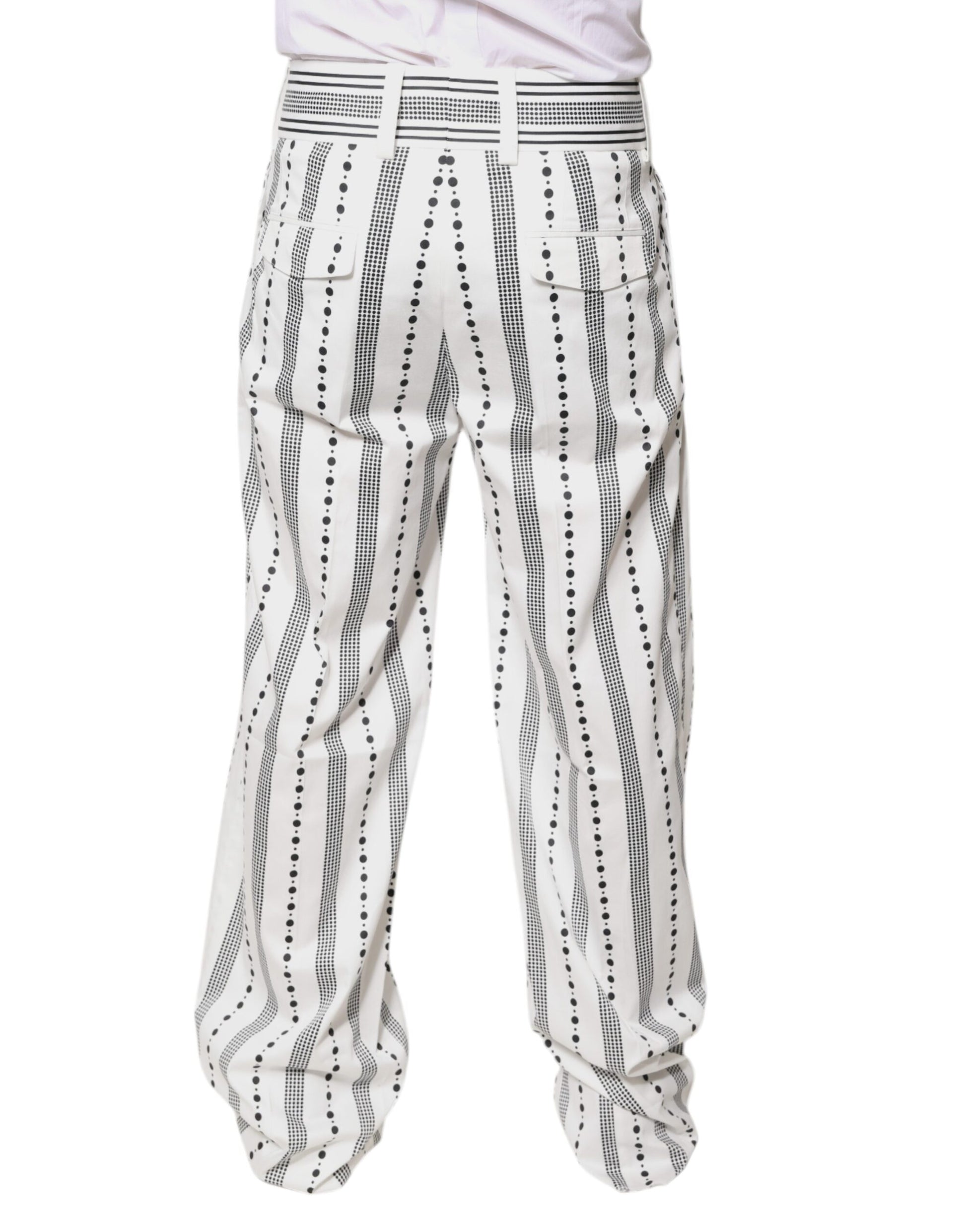 Dolce & Gabbana White Straight Formal Dress Pants by Dolce & Gabbana