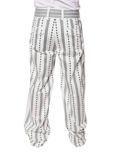 Dolce & Gabbana White Straight Formal Dress Pants by Dolce & Gabbana