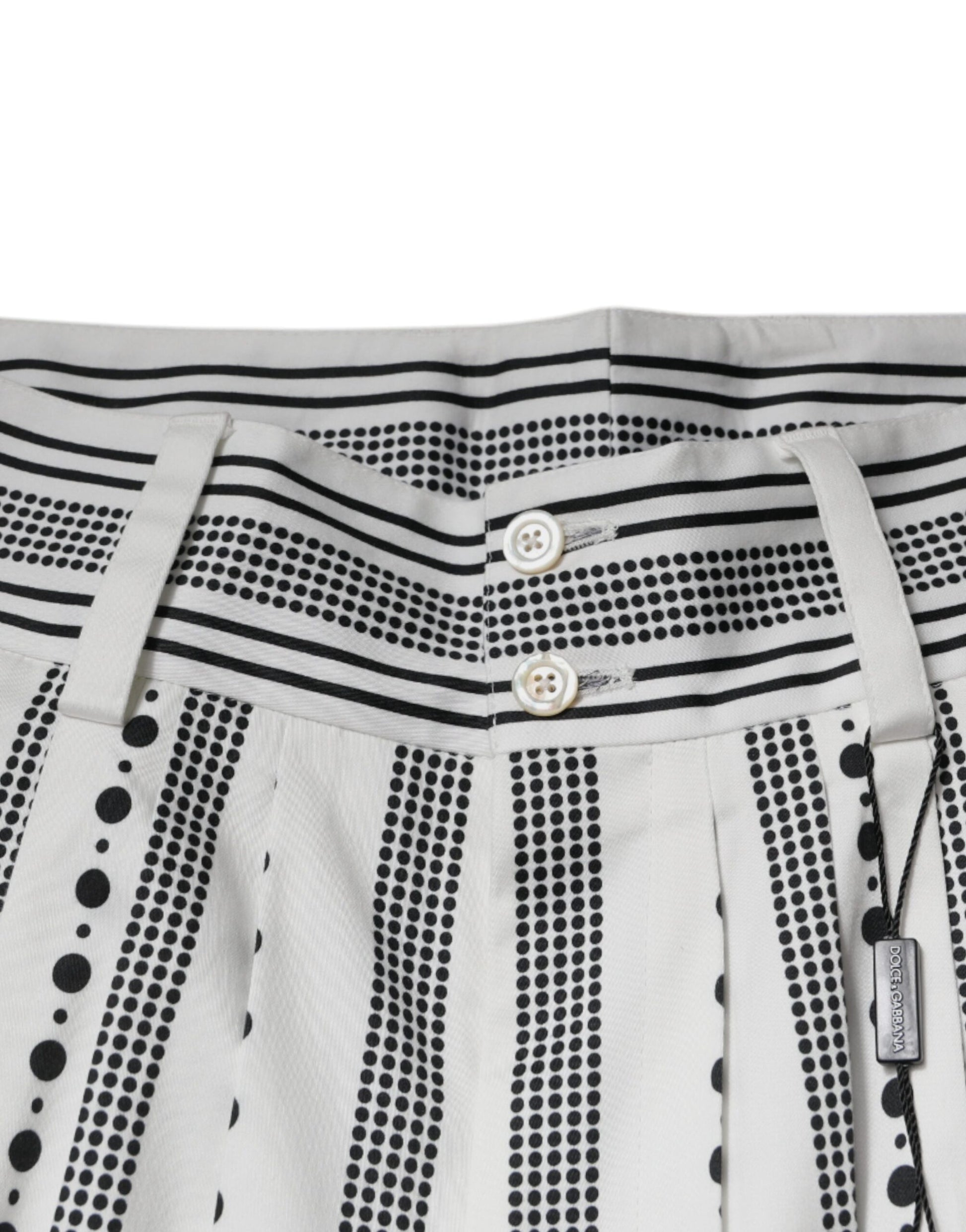 Dolce & Gabbana White Straight Formal Dress Pants by Dolce & Gabbana