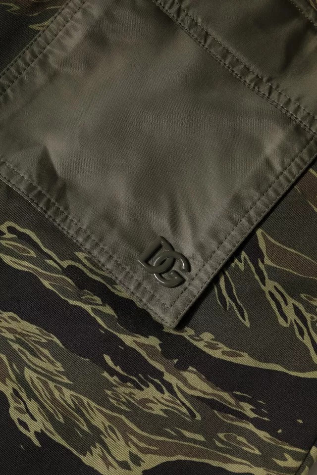 Dolce & Gabbana Green Cotton Jogger Cargo Pants by Dolce & Gabbana