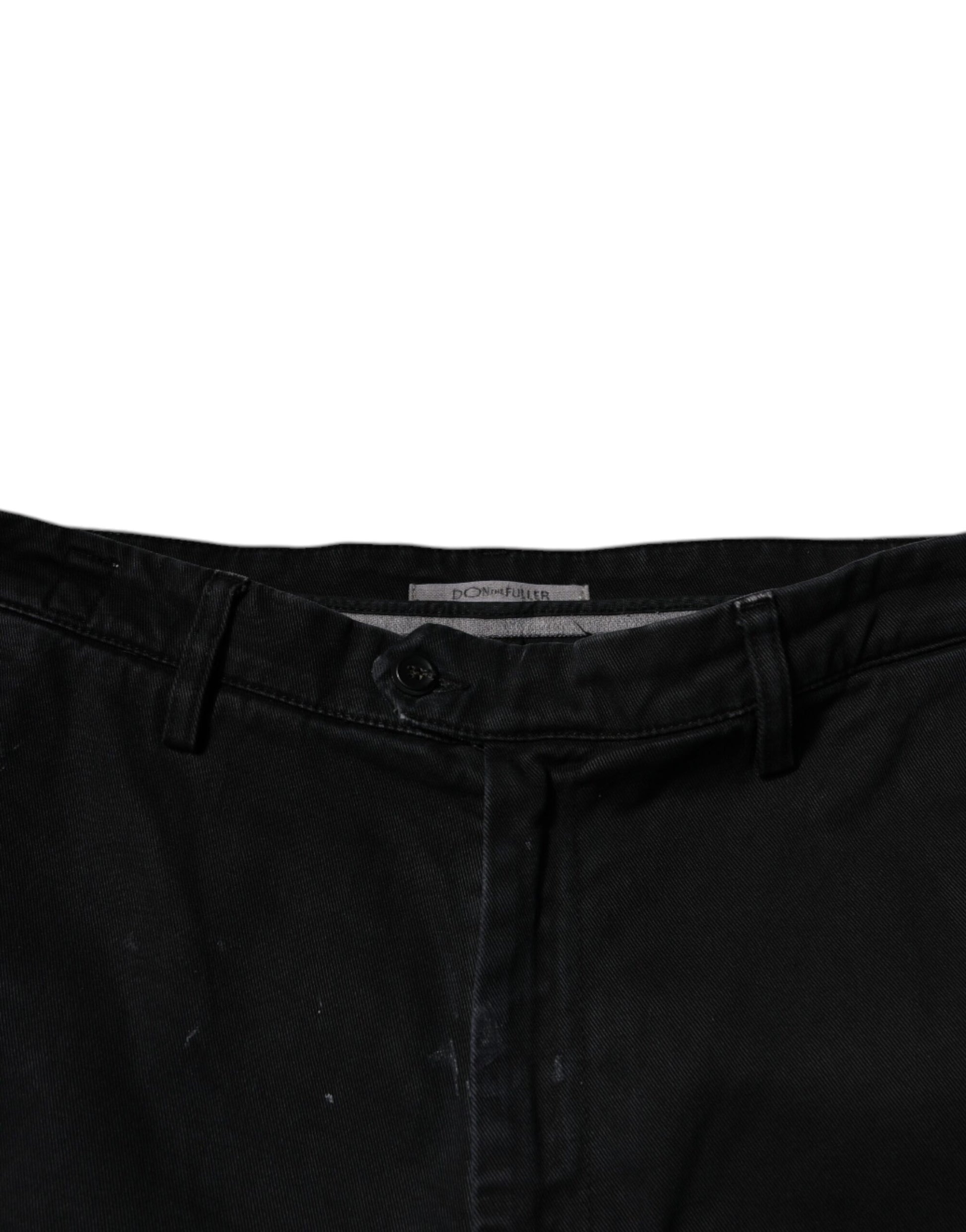 Dolce & Gabbana Black HOUSTON Men Cropped Denim Jeans by Dolce & Gabbana
