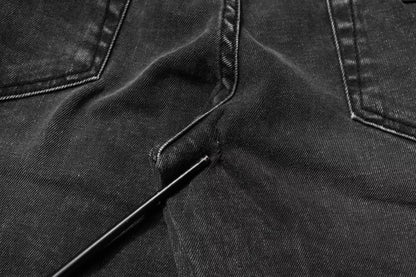 Dolce & Gabbana Black Logo Cotton Stretch Skinny Denim Pants by Dolce & Gabbana
