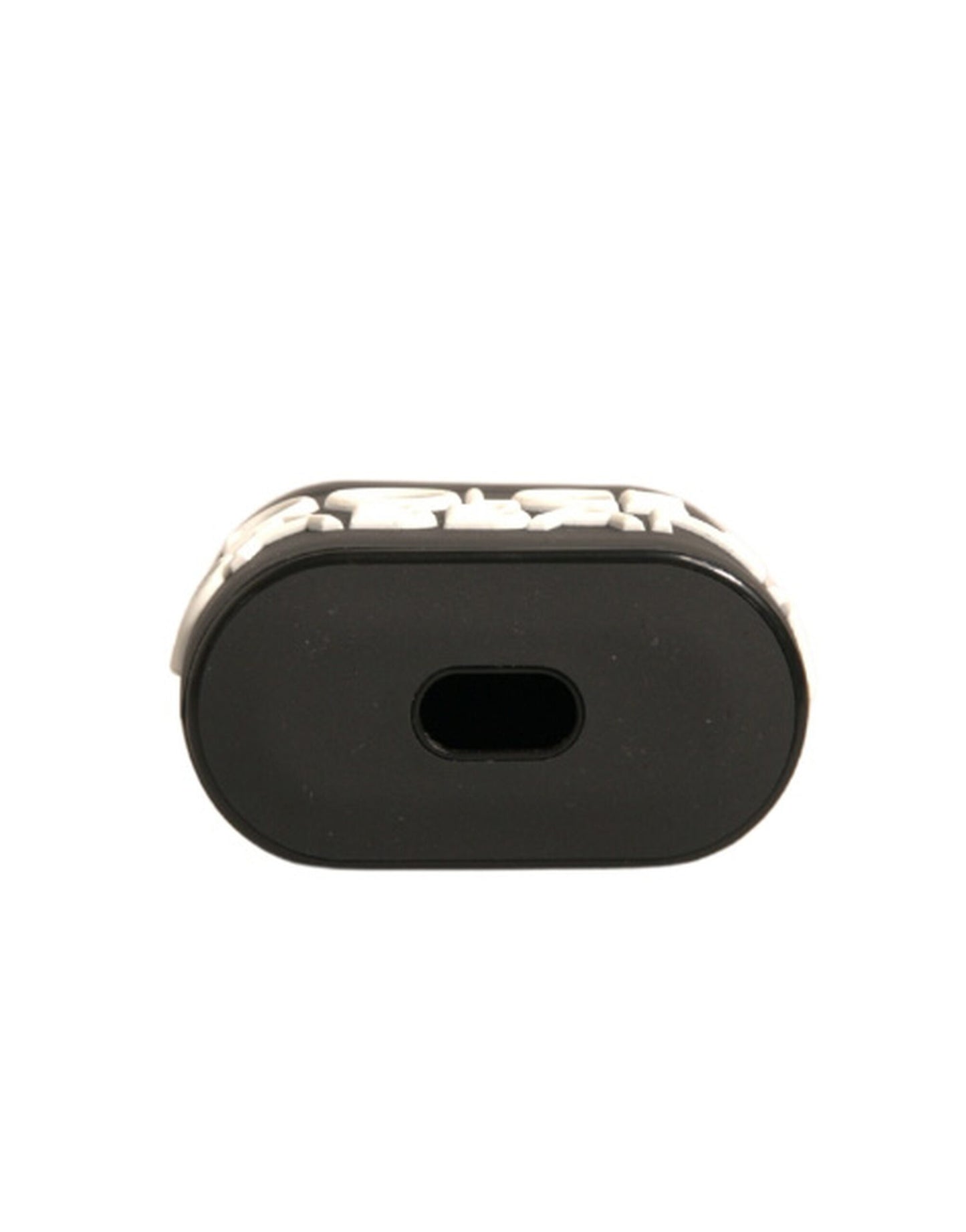 Dolce &amp; Gabbana Black White Silicone Embossed Logo Airpods Case