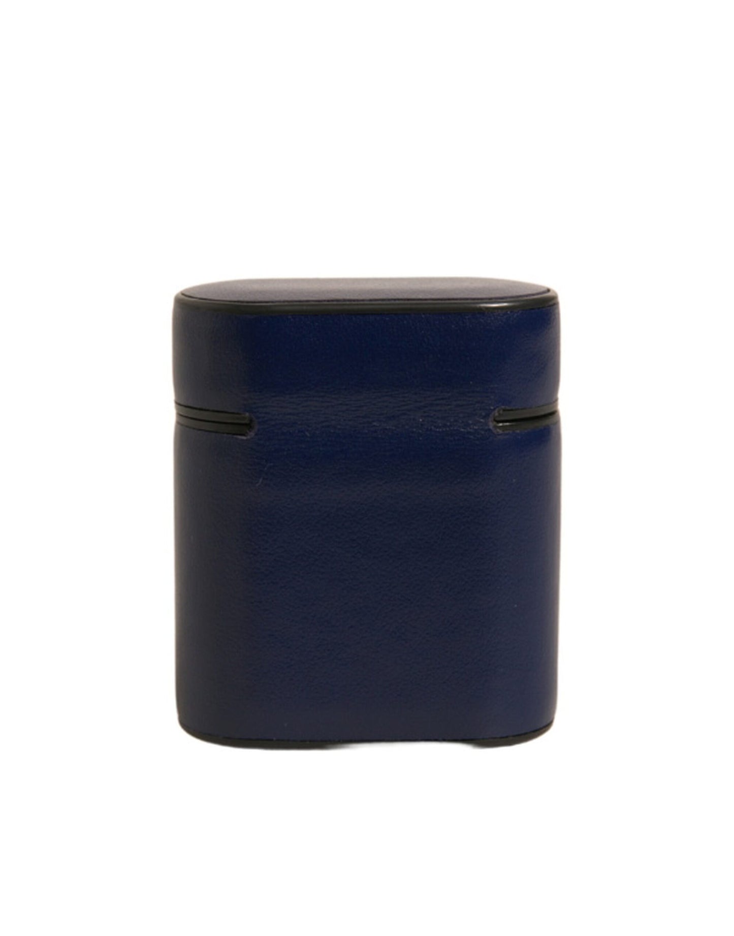 Étui à rabat pour Airpods en cuir bleu Dolce &amp; Gabbana avec logo imprimé