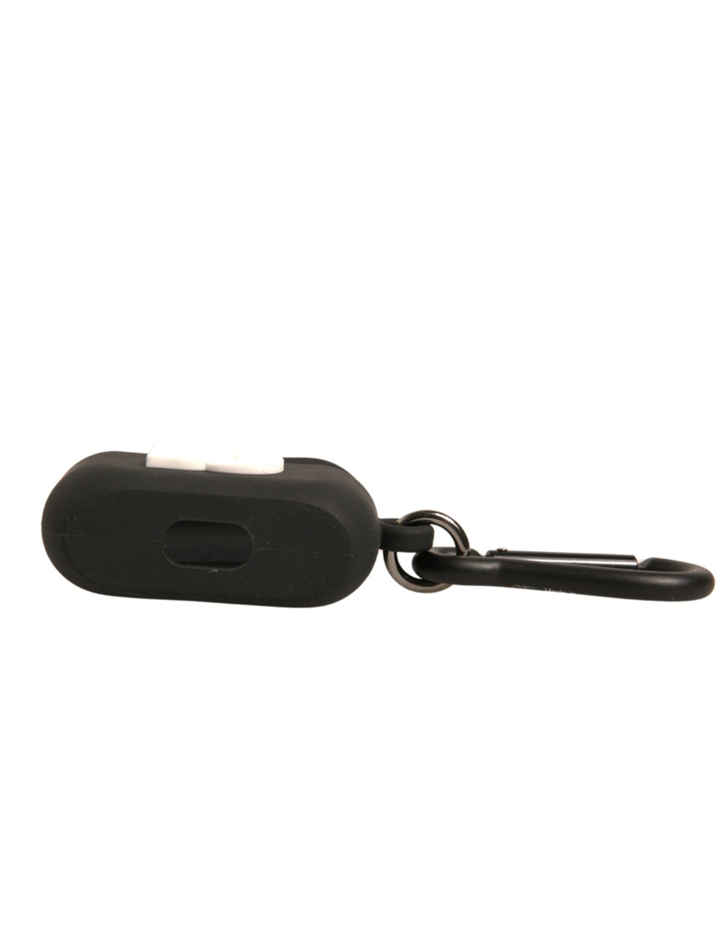 Étui pour Airpods Dolce &amp; Gabbana en caoutchouc de silicone noir avec logo en relief