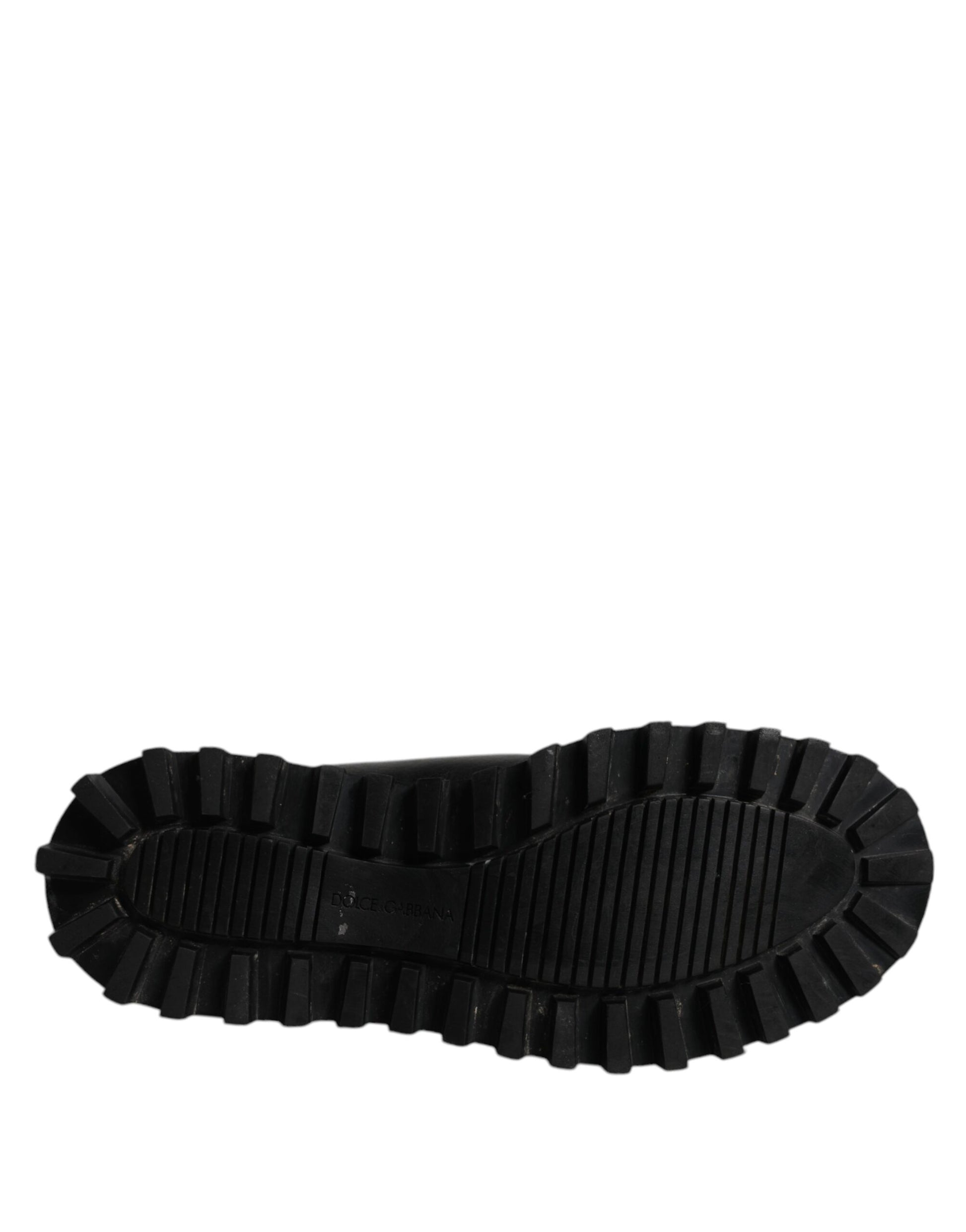 Dolce & Gabbana Black DG Logo Horse Sock Ankle Boots Shoes by Dolce & Gabbana