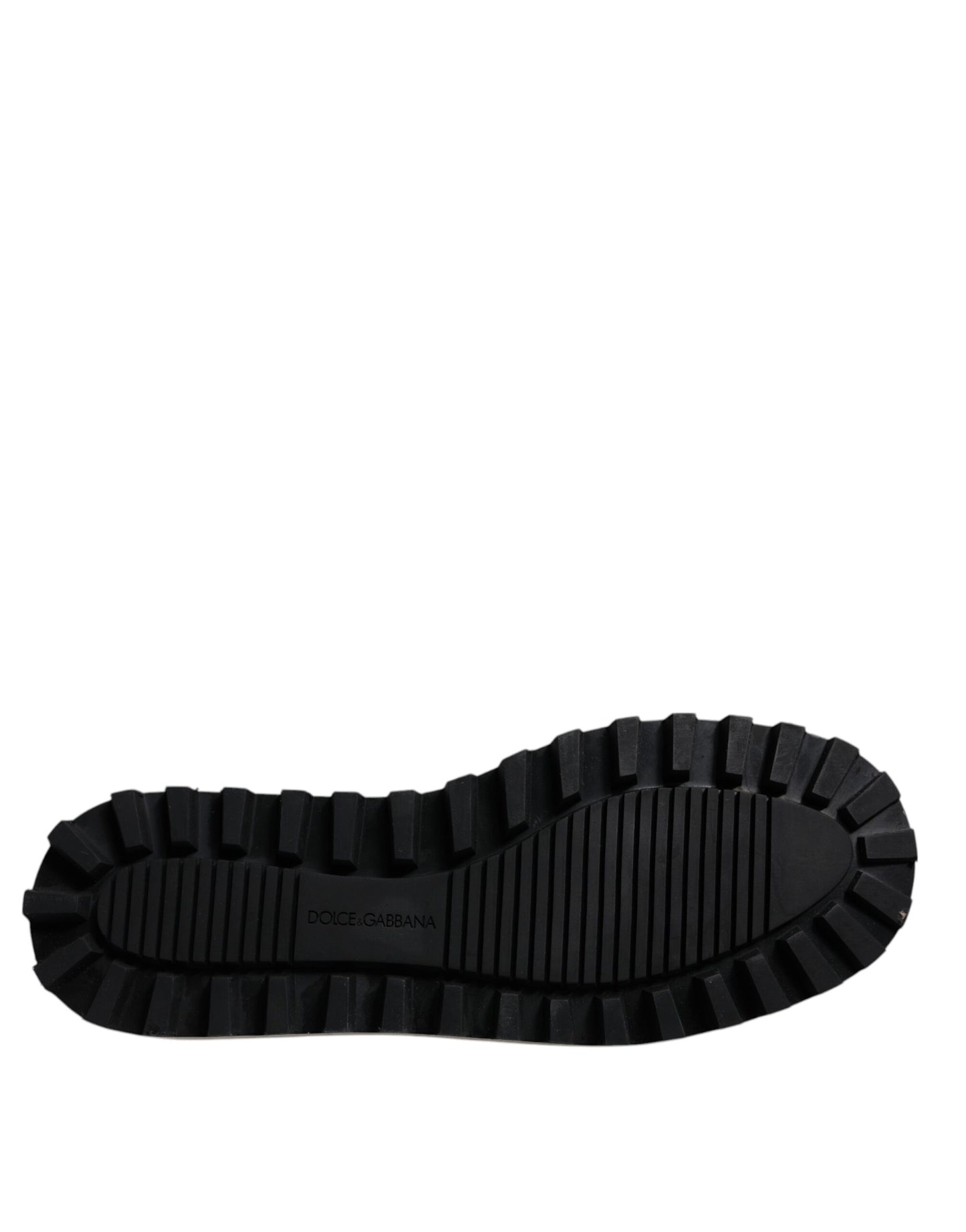 Dolce &amp; Gabbana Black Nylon Quilted Logo Patch Sandals Slides Shoes