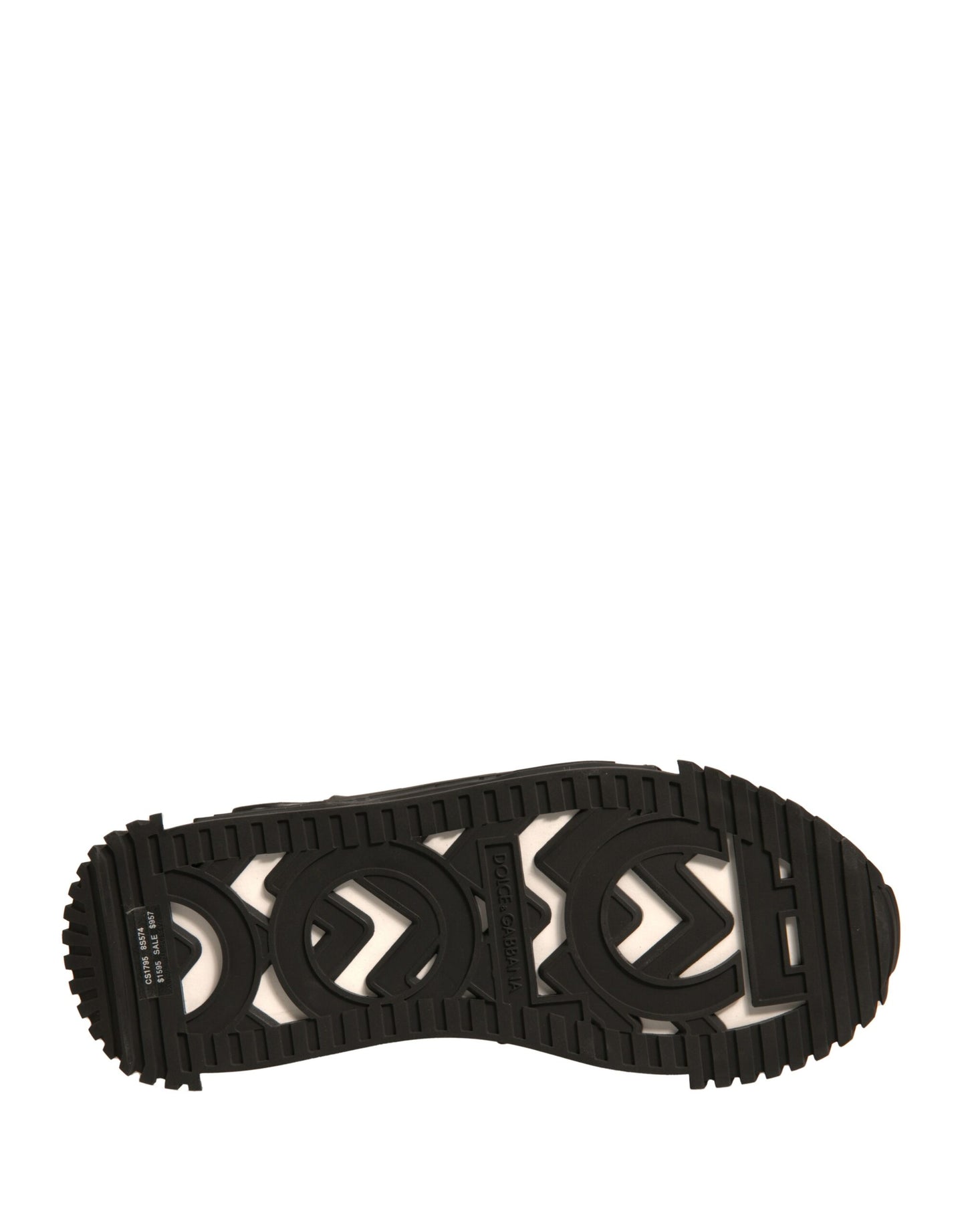 Dolce & Gabbana Black Leather Studded Slides Sandals Shoes by Dolce & Gabbana
