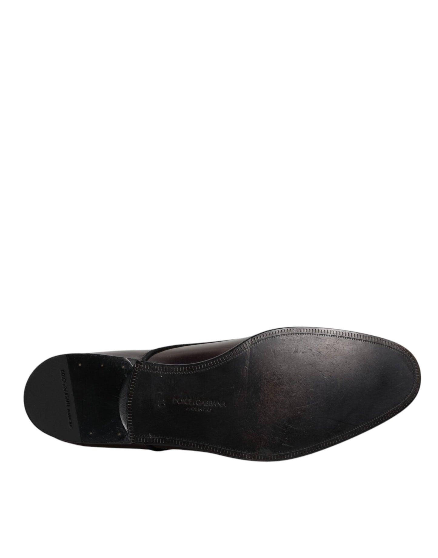 Dolce &amp; Gabbana Multicolor Peacock Patent Leather Derby Men Dress Shoes