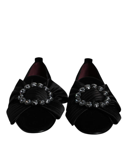 Mocassins Dolce &amp; Gabbana en cristal noir pour homme