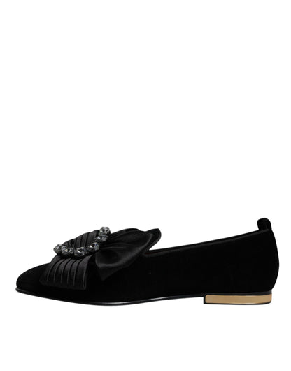 Mocassins Dolce &amp; Gabbana en cristal noir pour homme