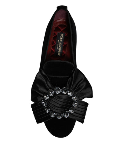 Mocassins Dolce &amp; Gabbana en cristal noir pour homme