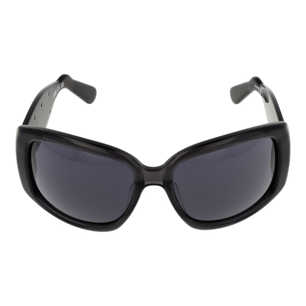 Lunettes de soleil unisexes noires GCDS