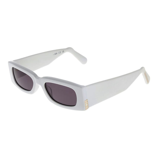 Lunettes de soleil unisexes blanches GCDS