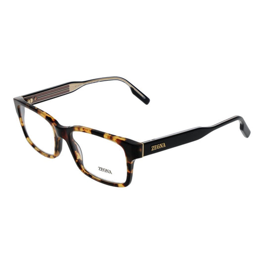 Montures de lunettes marron Ermenegildo Zegna pour homme